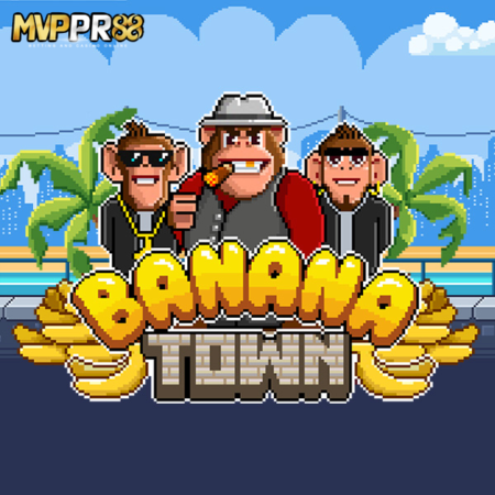 รีวิวการเล่นบานาน่าทาวน์สล็อต สล็อตสุดปังสไตล์พิกเซล Banana Town